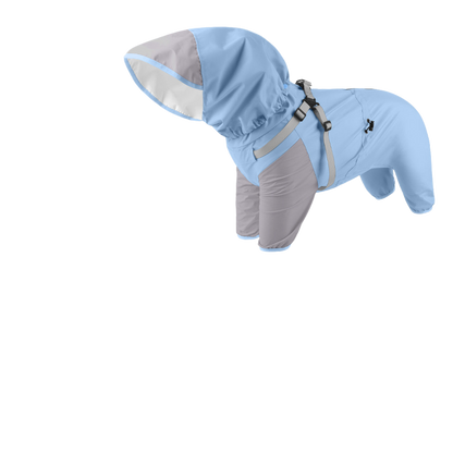 Dog four-legged raincoat