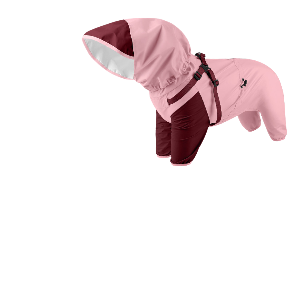 Dog four-legged raincoat